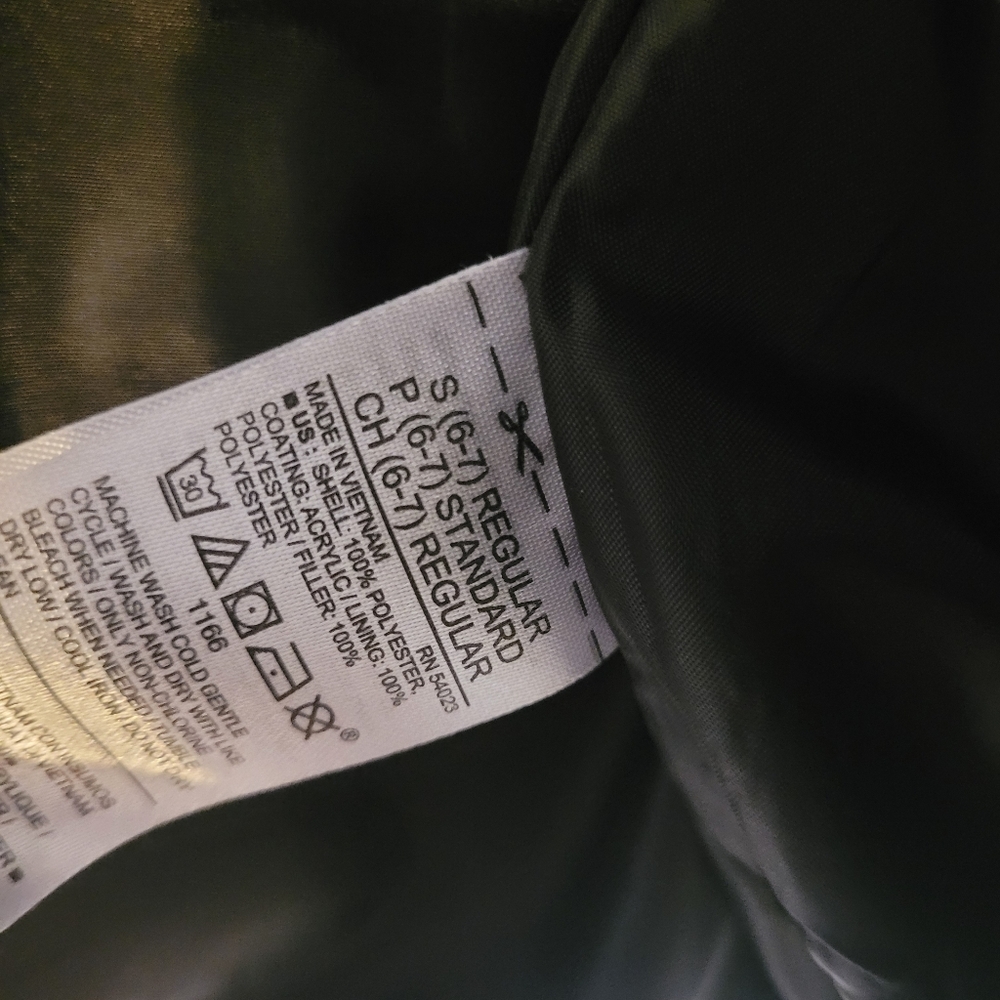 Old Navy Kids Black Puffer Vest Size S (6/7) - Picture 5 of 5